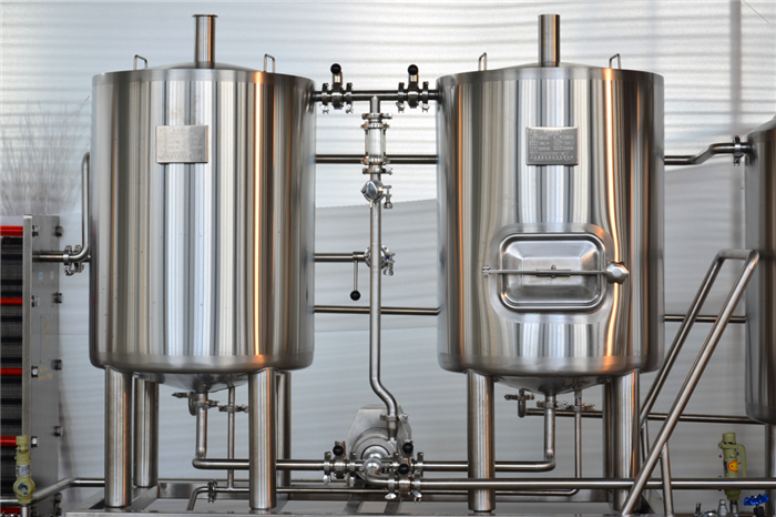 2 vessel brewhouse 500L beer brewing equipment